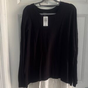 Torrid  Classic Black Knit Top size 4X new with tags